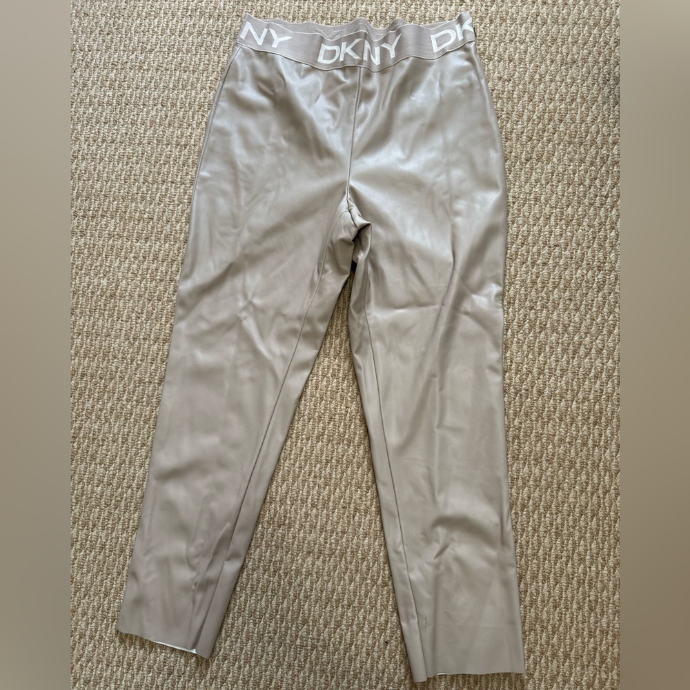 Faux Leather DKNY Leggings